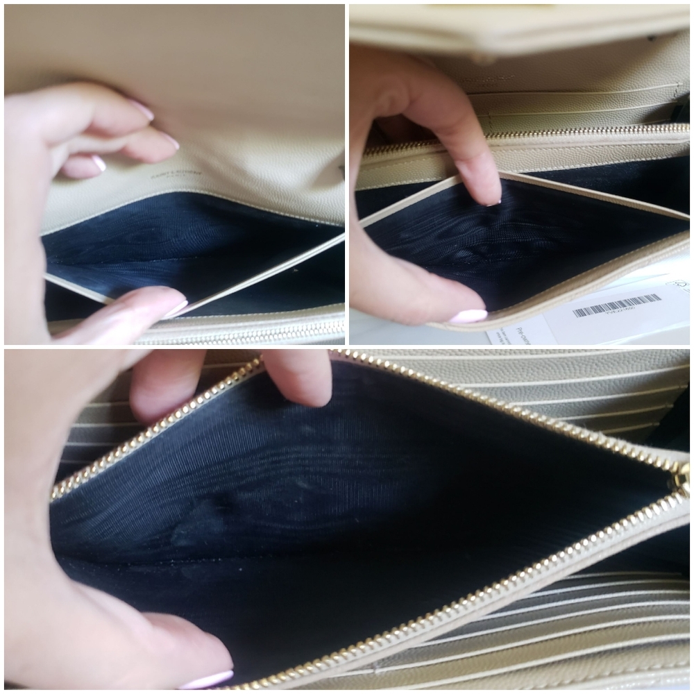 *SOLD* Authentic Pre-owned Saint Laurent Cassandre Grain De Poudre Envelope Bag - Picture 7 of 16